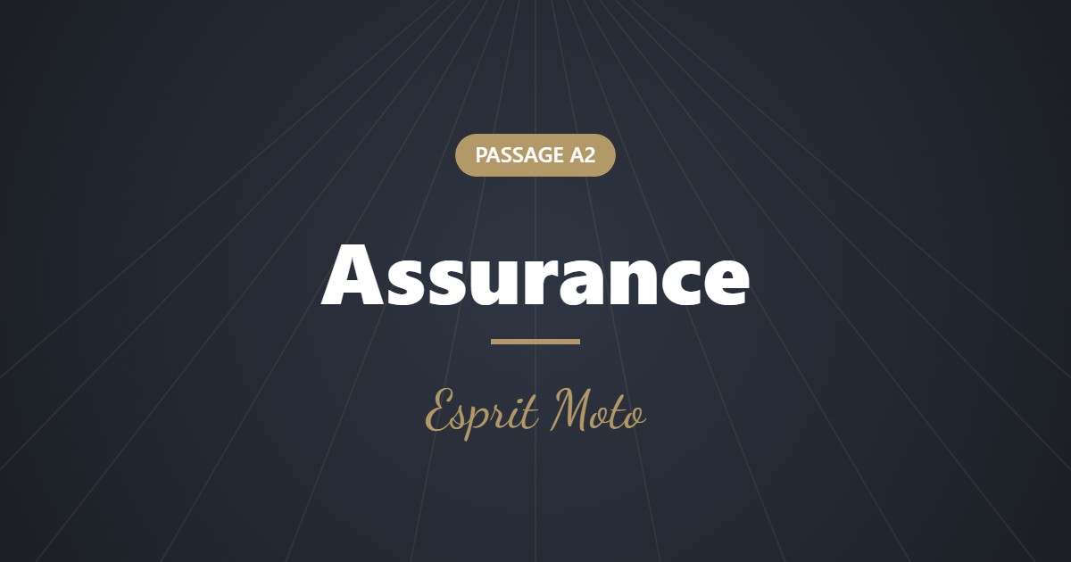 Assurance moto A2 : combien ça coûte et comment payer moins