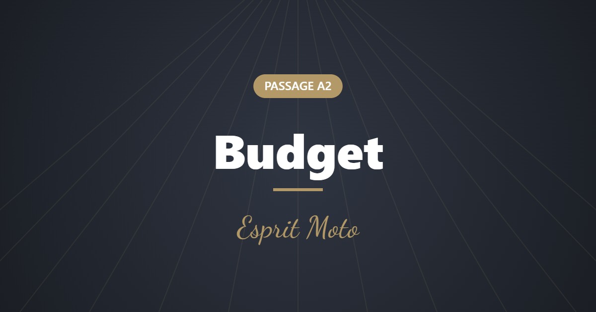 Budget passage A2 : combien prévoir en 2026