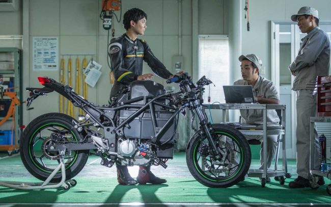 nouvelles kawasaki électrique125